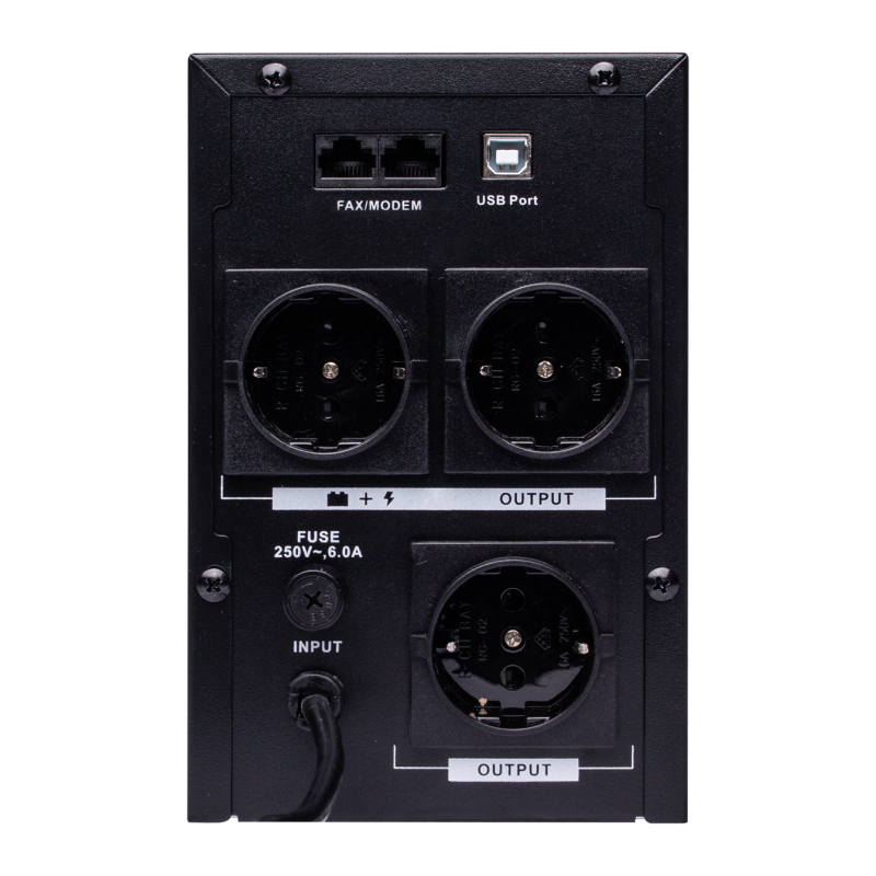 Лінійно-інтерактивне ДБЖ LPM-U1250VA (875Вт)