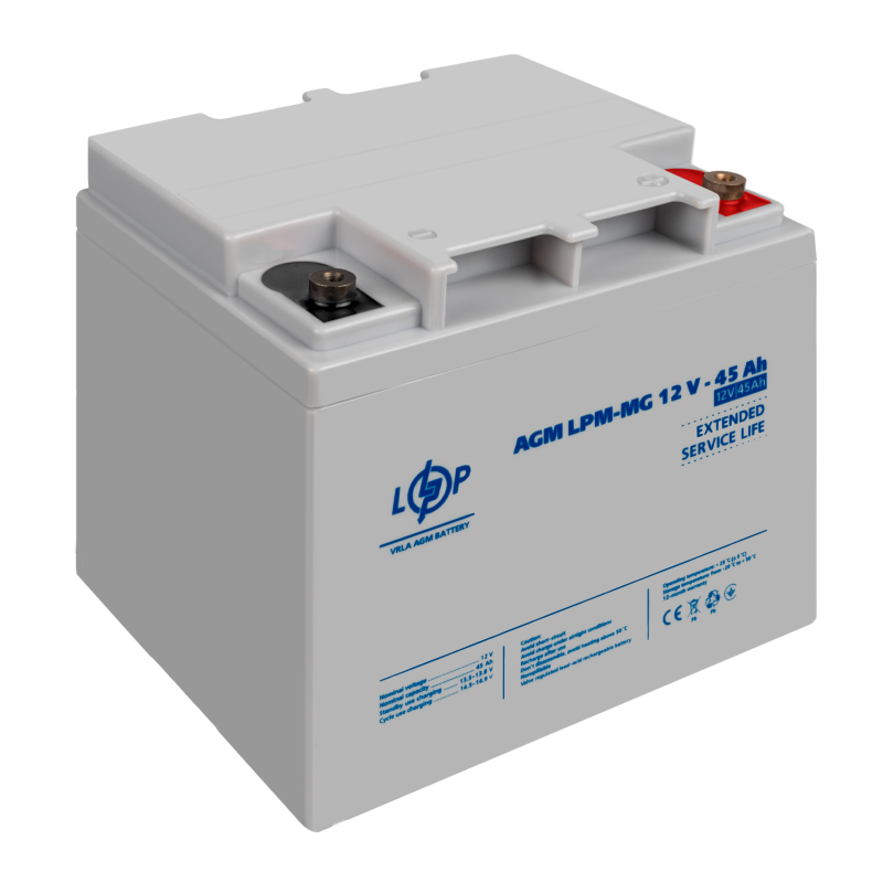 Акумулятор мультигелевий LPM-MG 12V - 45 Ah