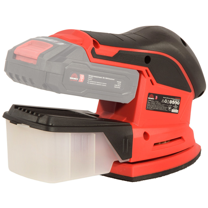 Полірувальна машина акумуляторна Vitals Master PS 18125v SmartLine+