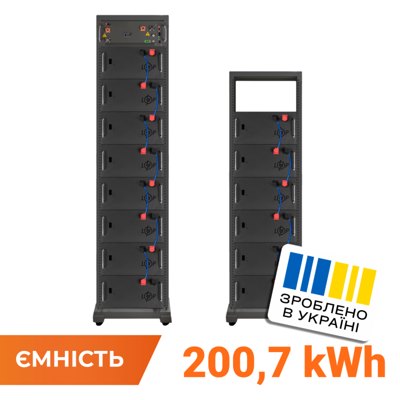 Акумулятор LP LiFePO4 Battery HVM 716,8V 280Ah (200704 Wh) BMS 160А P AB Lrack black