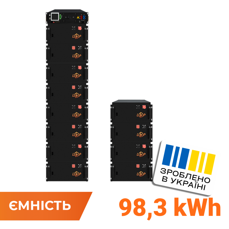 Високовольтний акумулятор LP LiFePO4 Battery HVM 614,4V 160Ah (98304 Wh) BMS 160А метал