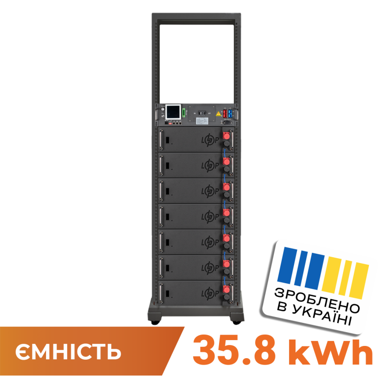 Акумулятор LP LiFePO4 Battery HVM 358,4V 100Ah (35840 Wh) BMS 125А AB Lrack black