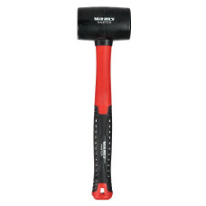 Киянка гумова 225 г чорна, фіберглас Vitals Master