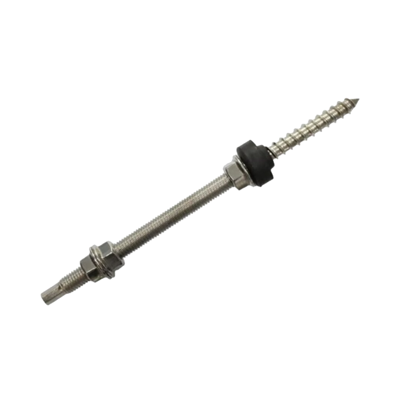 Комбінований гвинт-шуруп неіржавіюча сталь 10х200 мм (комплект)