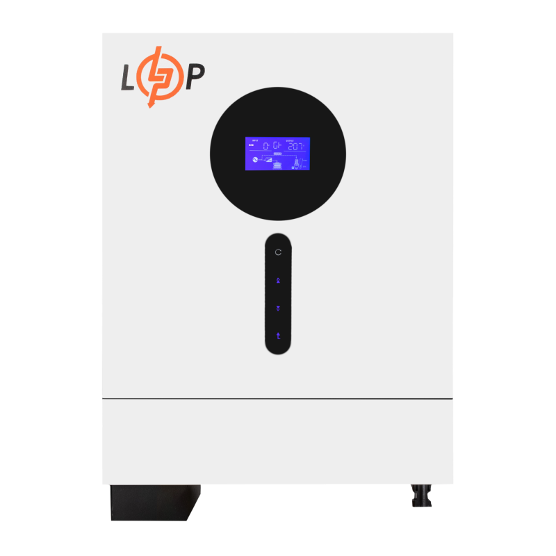 Гібридний сонячний інвертор (ДБЖ) LPW-VM II Elite 6000VA (6000Вт) 48V 120A MPPT 60-450V ON-OFF GRID