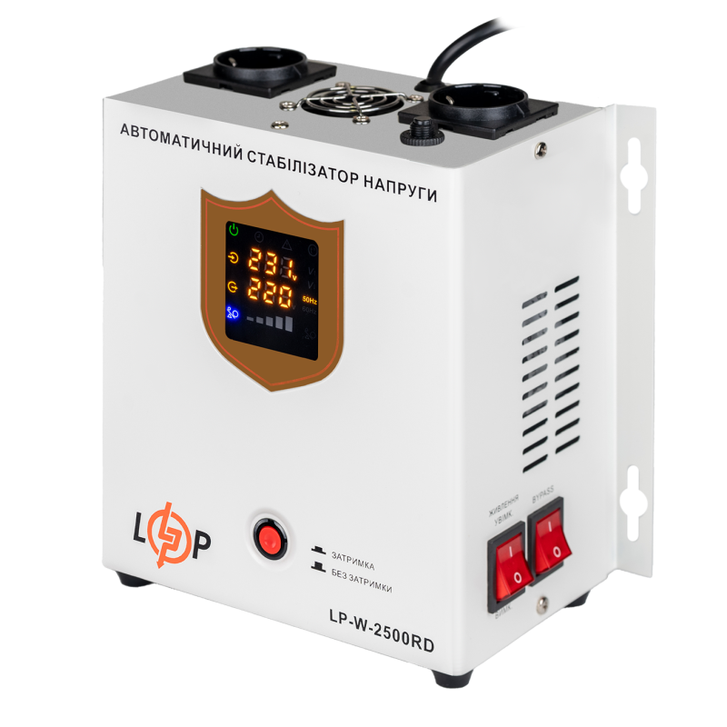 Стабілізатор напруги LP-W-2500RD (1500Вт / 7 ступ)